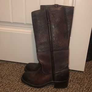 Frye Campus stitch boots